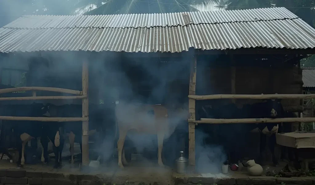 নিমপাতা ও কর্পূরের ধোঁয়া