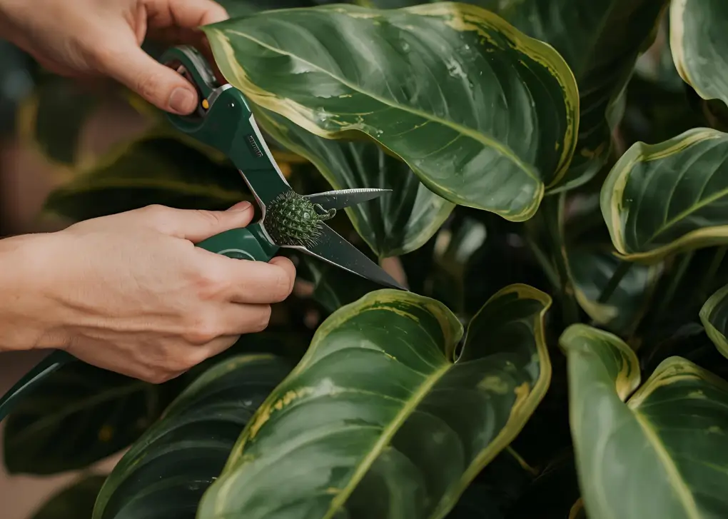 ফিলোডেনড্রন গাছের যত্ন: পাতা পরিষ্কার ও ছাঁটাই