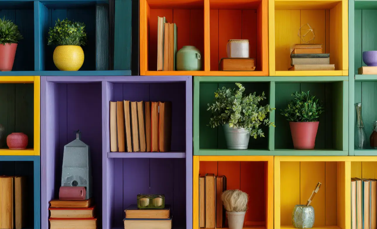 ঘর সাজাতে আকর্ষণীয় বুক শেলফ ডিজাইন