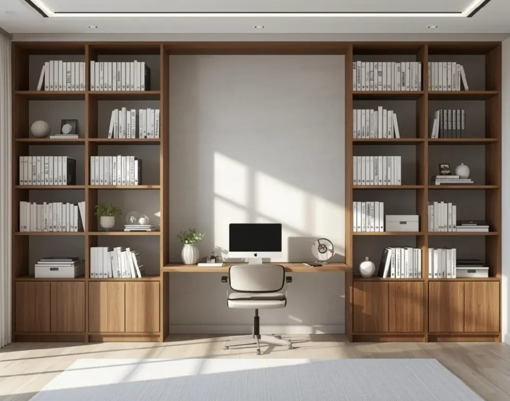স্টাডি রুমের জন্য বুক শেলফ