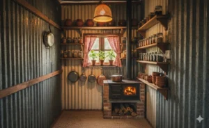 টিনের রান্না ঘর সাজানোর সহজ উপায়: কম খরচে সেরা কিচেন ডিজাইন