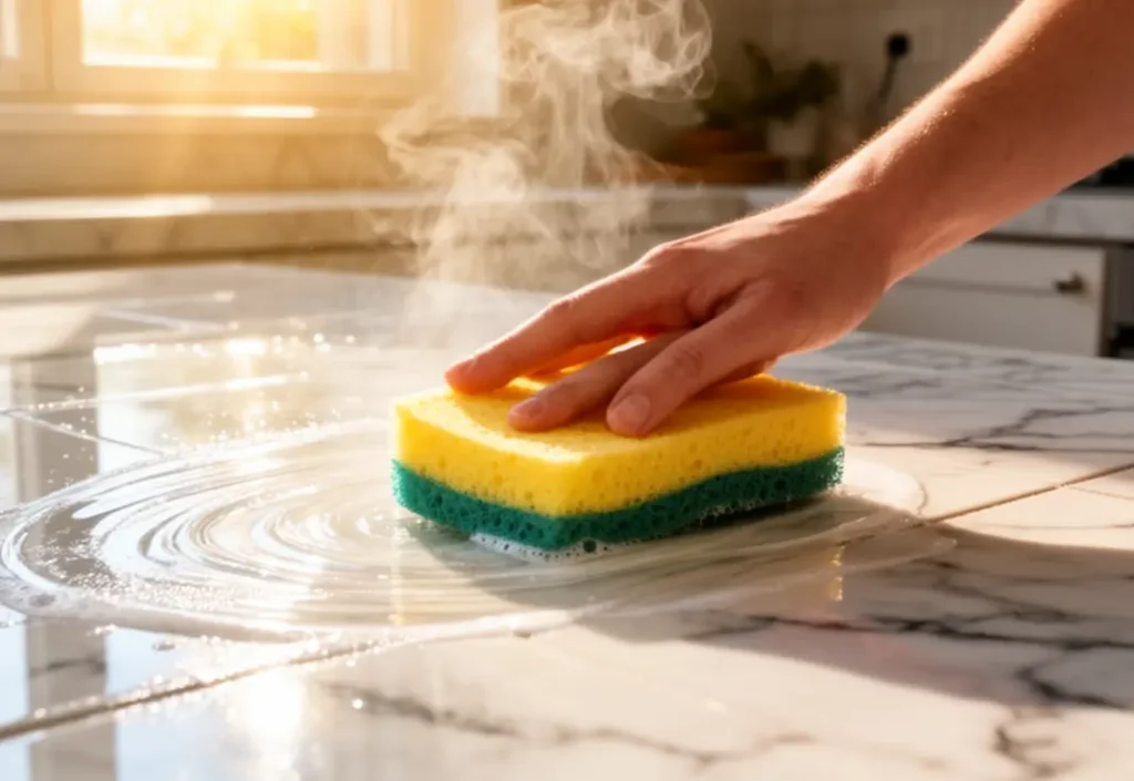 মার্বেল টাইলস পরিষ্কার