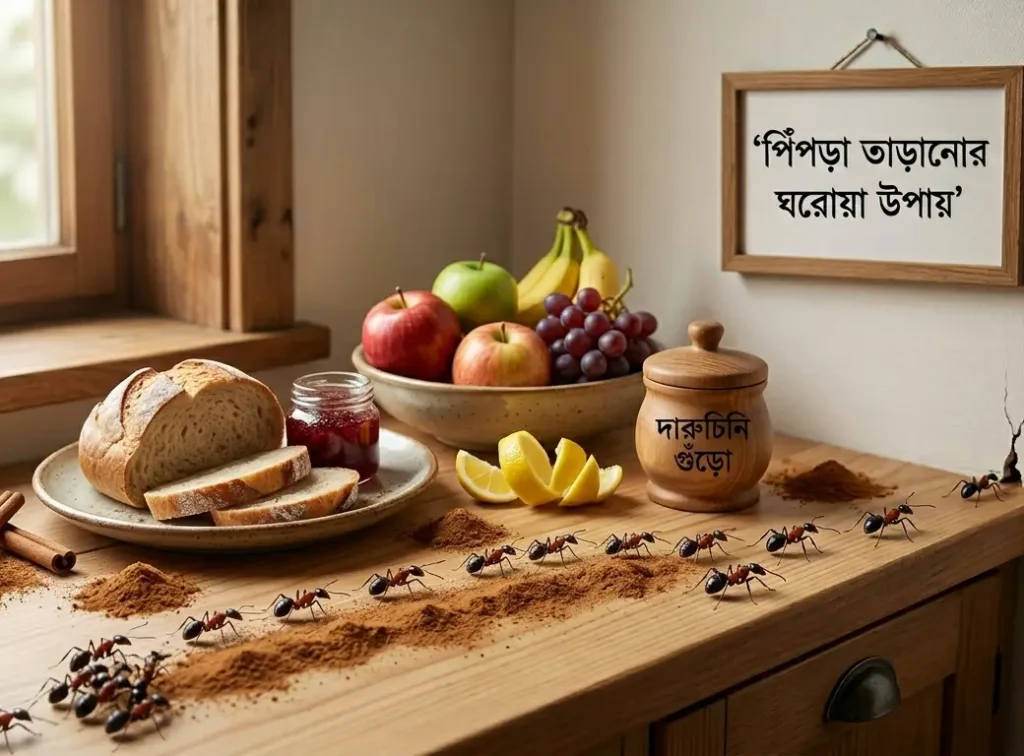 পিঁপড়া তাড়ানোর ঘরোয়া উপায়